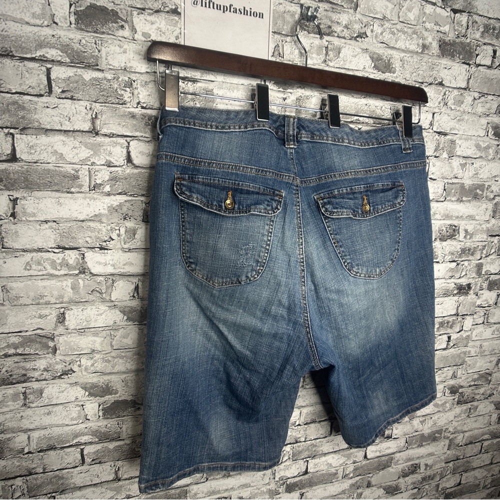 EUC Tommy Hilfiger Womens Blue Denim Jean Shorts - Picture 9 of 16
